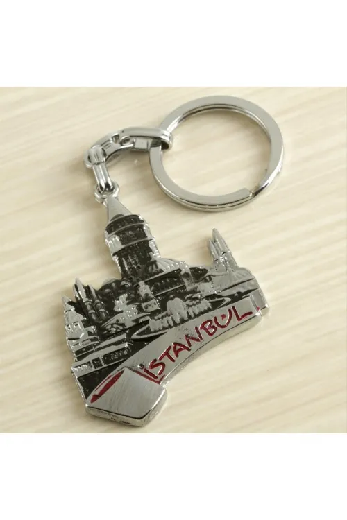 İstanbul Yazılı Metal Anahtarlık