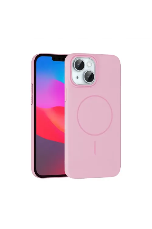 Joko Apple İphone 15 Plus Broş Magsafe Kapak - Pembe