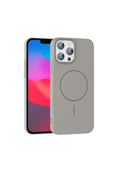 Joko Apple İphone 15 Pro Max Broş Magsafe Kapak - Titan Gri