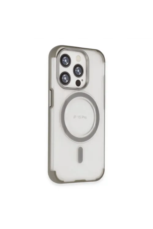 Joko Apple İphone 15 Pro Max Hilton Magsafe Kapak - Titan Gri