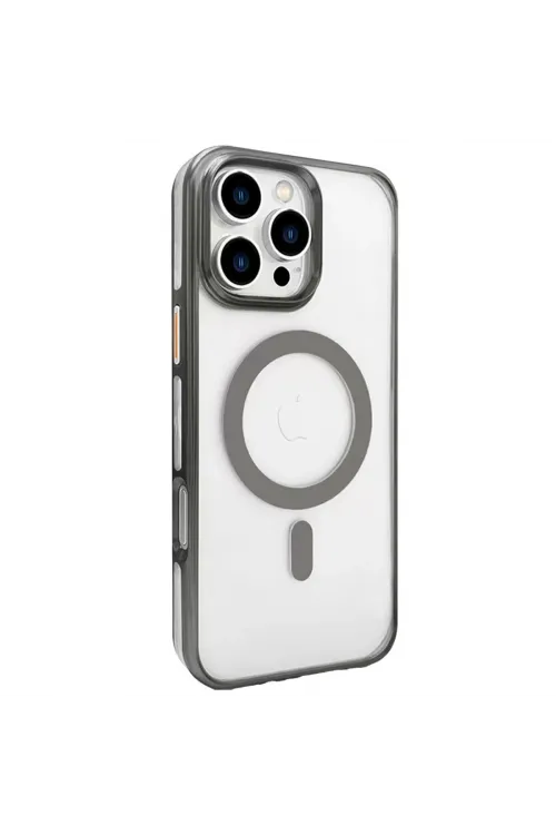 Joko Apple İphone 16 Pro Gleam Pc Sert Magsafe Kılıf - Titan Gri