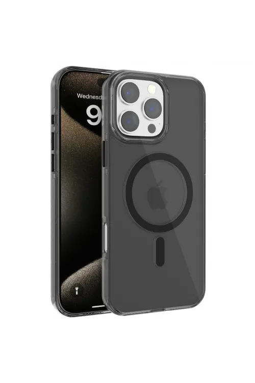 Joko Apple İphone 16 Pro Max Gleam Pc Sert Magsafe Kılıf - Siyah