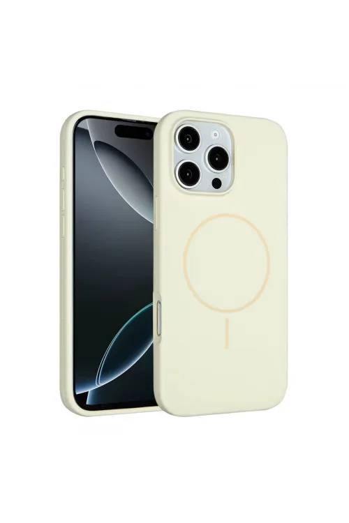 Joko Apple İphone 16 Pro Max Kılıf Jully Magsafe Kapak - Bej