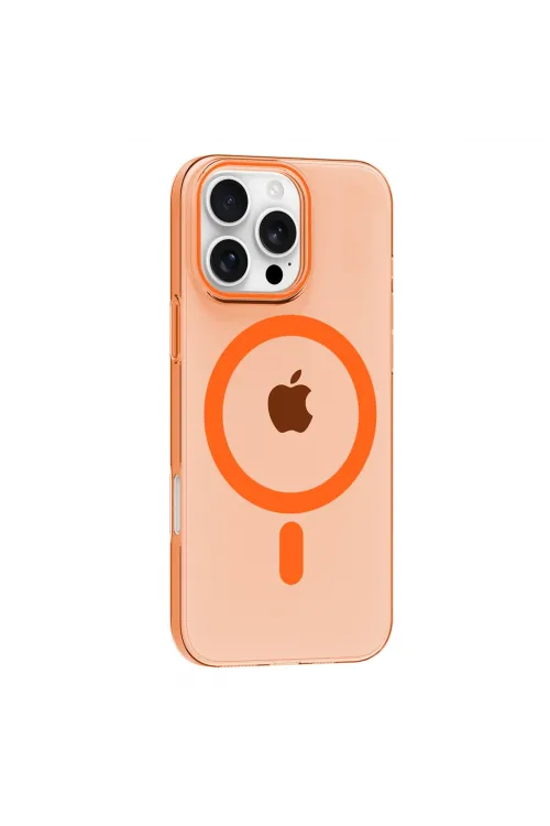 Joko Apple İphone 16 Pro Max Pc Blank Magsafe Kapak - Turuncu