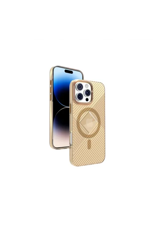 Joko Apple İphone 16 Pro Max Stella Pc Sert Magsafe Kılıf - Gold