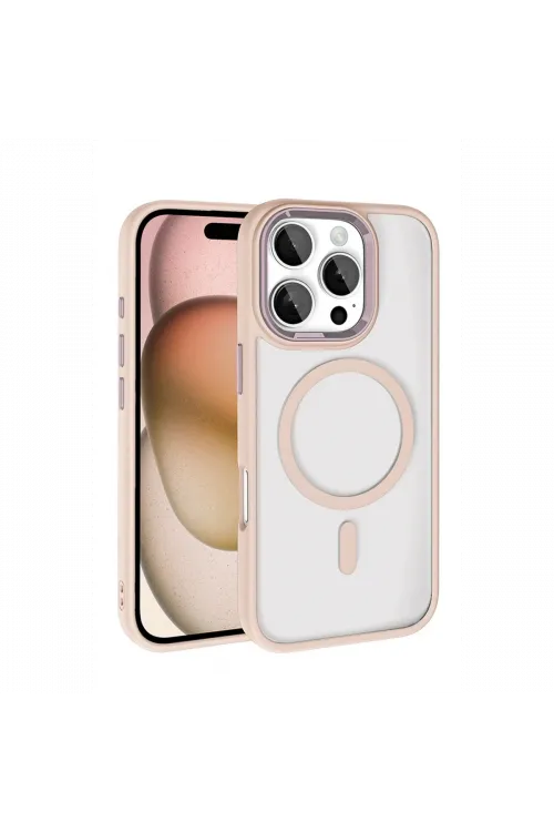 Joko Apple iPhone 16 Pro Max Terea Magsafe Kapak - Pembe