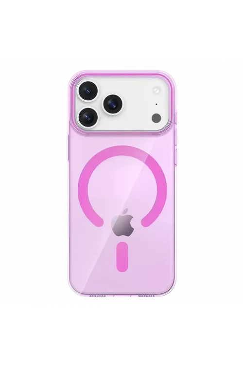 Joko Apple iPhone 17 Pro Max PC Blank Magsafe Kapak - Pembe