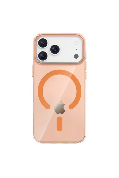 Joko Apple İphone 17 Pro Max Pc Blank Magsafe Kapak - Turuncu
