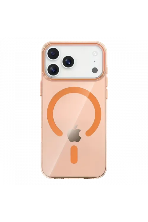 Joko Apple iPhone 17 Pro PC Blank Magsafe Kapak - Turuncu