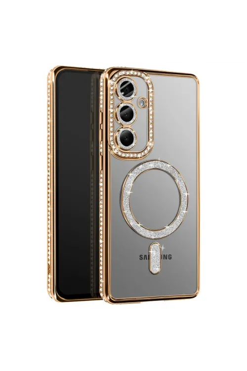Joko Samsung Galaxy A37 5g Joke Simli Magneticsafe Kılıf - Gold