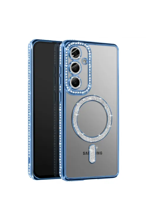 Joko Samsung Galaxy A37 5g Joke Simli Magneticsafe Kılıf - Mavi