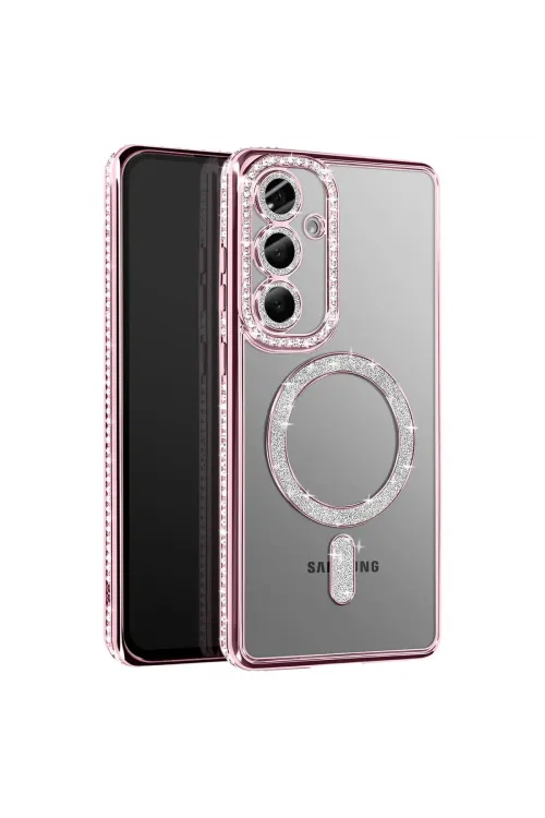 Joko Samsung Galaxy A37 5g Joke Simli Magneticsafe Kılıf - Pembe