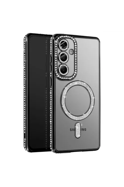 Joko Samsung Galaxy A37 5g Joke Simli Magneticsafe Kılıf - Siyah