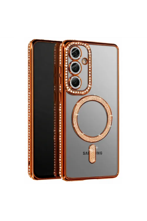 Joko Samsung Galaxy A37 5g Joke Simli Magneticsafe Kılıf - Turuncu