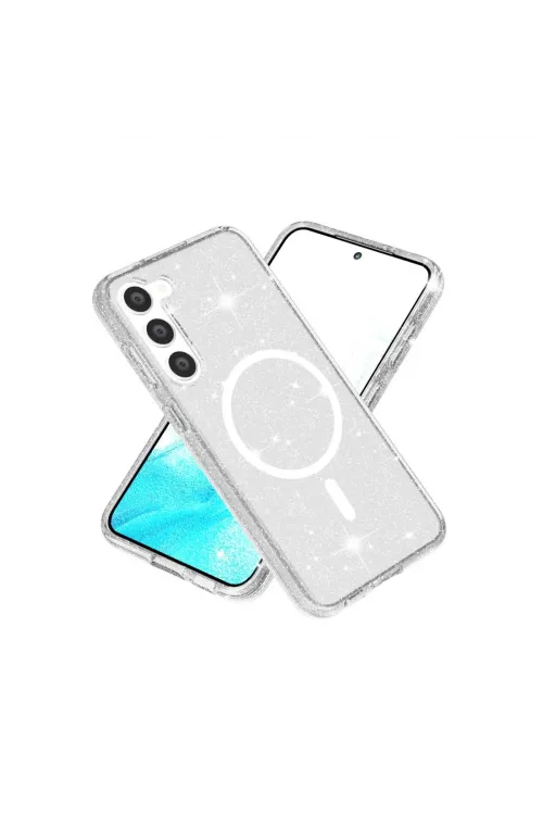Joko Samsung Galaxy S23 Kılıf  Magsafe Kapak - Şeffaf