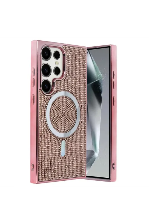 Joko Samsung Galaxy S23 Ultra Helen Magsafe Kapak - Pembe