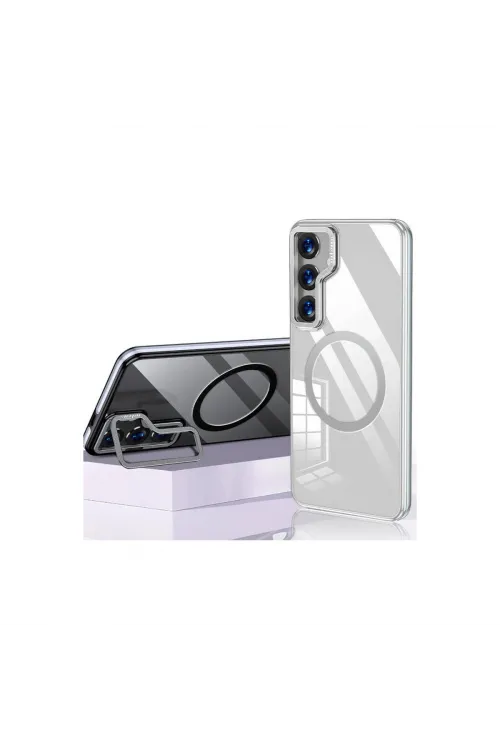 Joko Samsung Galaxy S24 Crystal Magsafe Kapak - Şeffaf