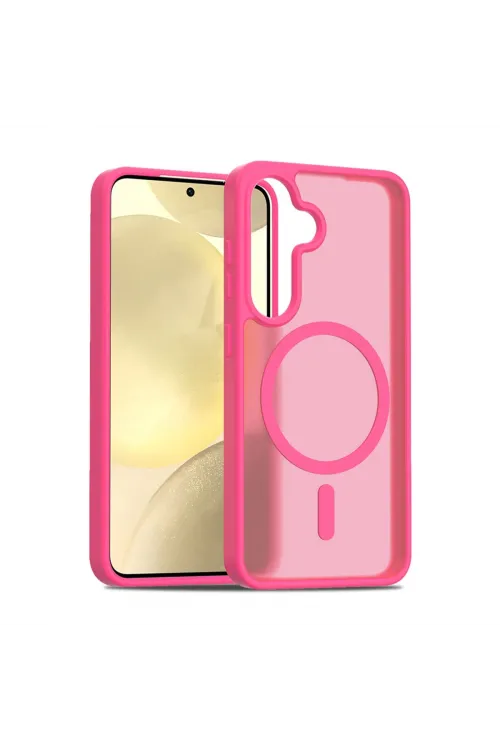 Joko Samsung Galaxy S24 Jota Magsafe Kapak - Rose