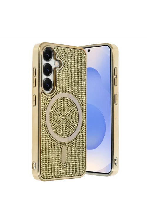 Joko Samsung Galaxy S25 Helen Magsafe Kapak - Gold