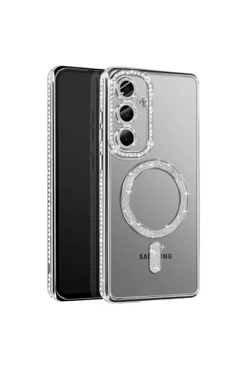Joko Samsung Galaxy S26 Plus Joke Simli Magneticsafe Kılıf - Gümüş