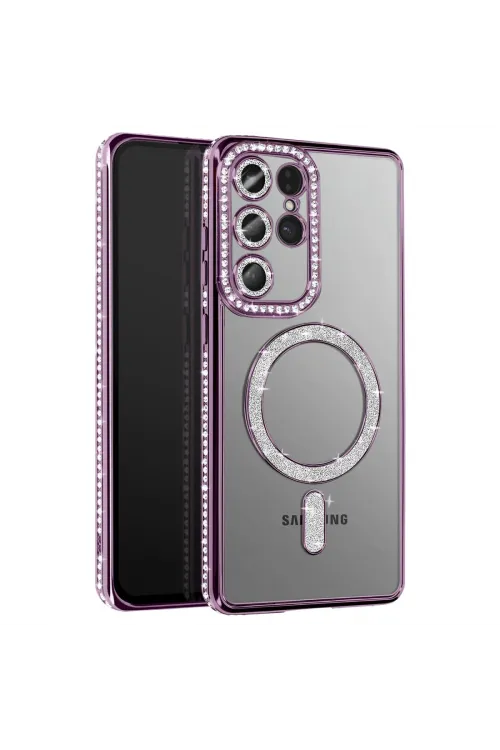 Joko Samsung Galaxy S26 Ultra Joke Simli Magneticsafe Kılıf - Derin Mor
