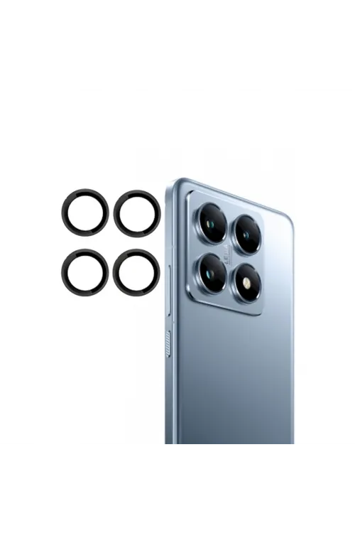 Joko Xiaomi Mi 14t Pro Pvd Metal Kamera Lens - Siyah