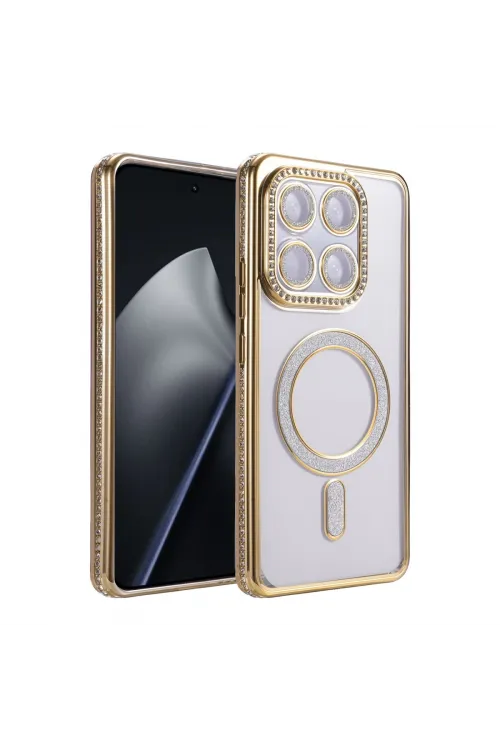 Joko Xiaomi Mi 15t Pro Joke Simli Magneticsafe Kılıf - Gold