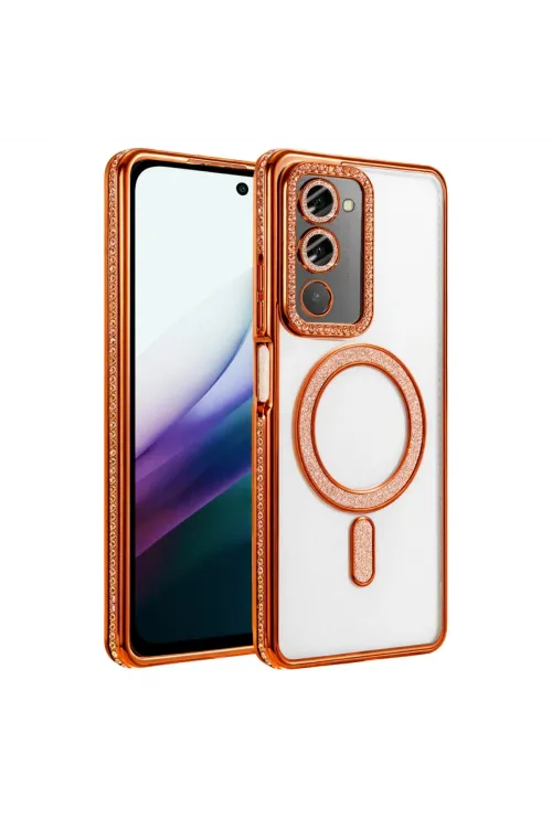 Joko Xiaomi Redmi 15 4g Joke Simli Magneticsafe Kılıf - Turuncu