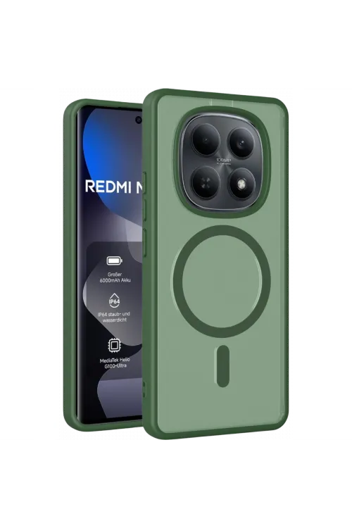 Joko Xiaomi Redmi Note 15 4g Jota Magsafe Kapak - Koyu Yeşil
