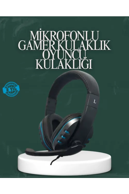 Kablolu Gaming Headset – Net Ses Ayrımı Ve Ayarlanabilir Konfor