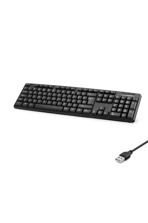 Kablolu Standart Klavye F Siyah HDX2601