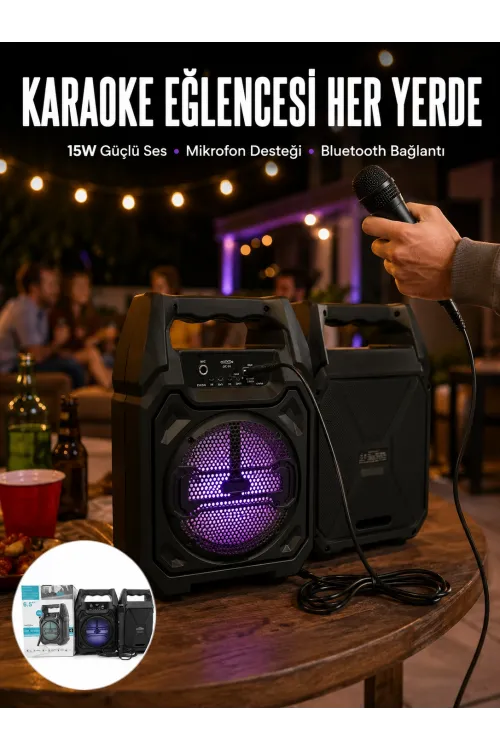 Kablosuz 6.5 İnç Tws Bluetooth Hoparlör Yeni Nesil