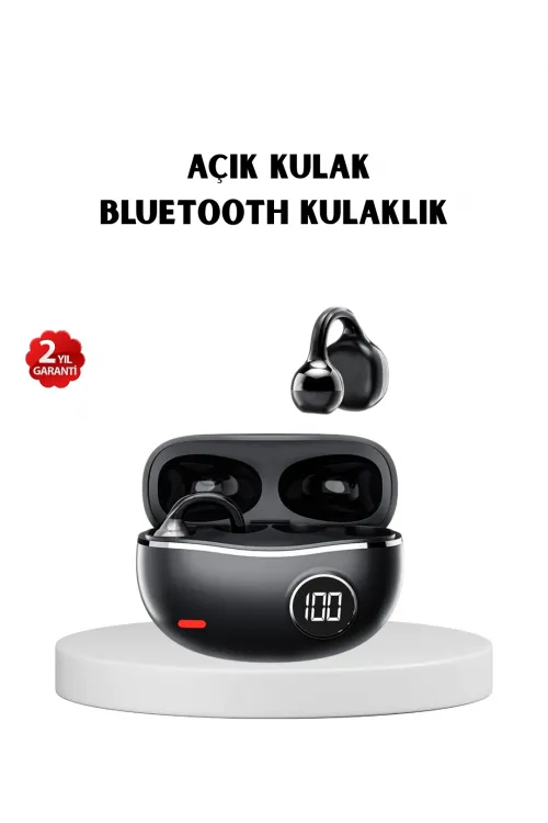 Kablosuz Açık Kulak Kulaklık Bluetooth 5.4 Type-c Hızlı Şarj 30 Saat