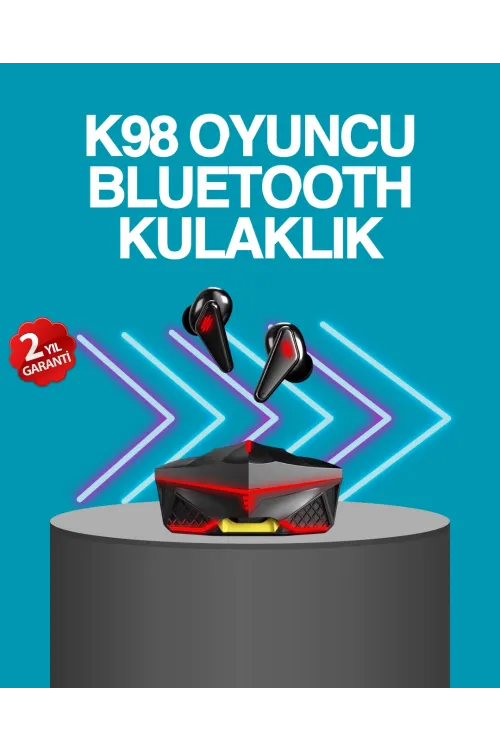 Kablosuz Bluetooth 5.0 Metal Kasa Gaming Kulaklık