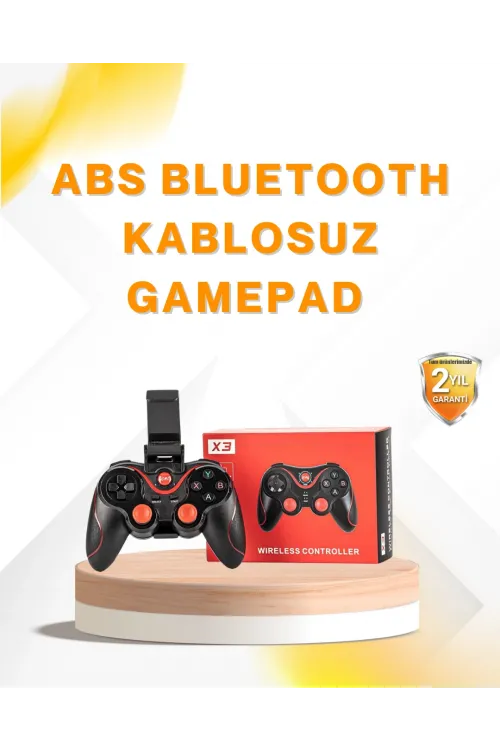 Kablosuz Bluetooth Gamepad Pc Android Tv Uyumlu Oyun Kumandası