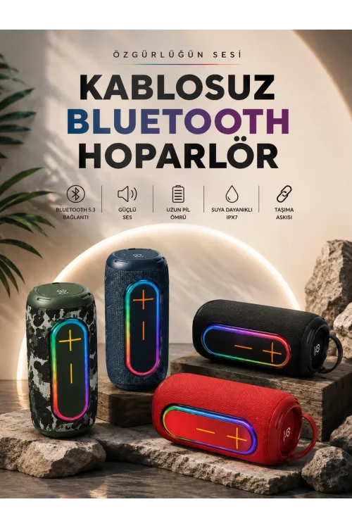 Kablosuz Bluetooth Hoparlör Taşınabilir