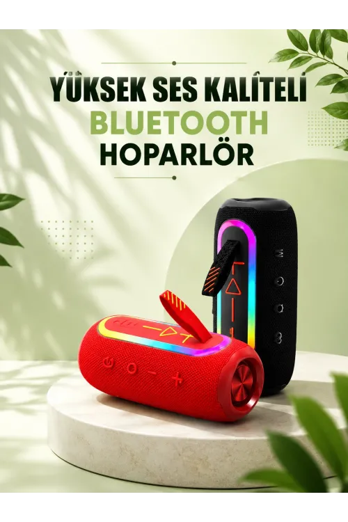 Kablosuz Bluetooth Hoparlör Uzun Pil Ömrü Taşınabilir