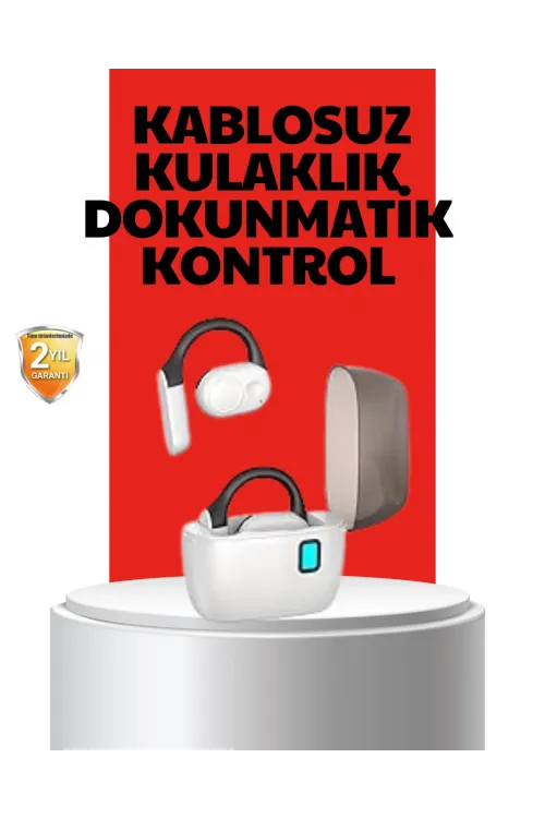 Kablosuz Bluetooth Kulaklık – Otomatik Eşleşme, Tek Tuş Kontrol, Stereo Ses