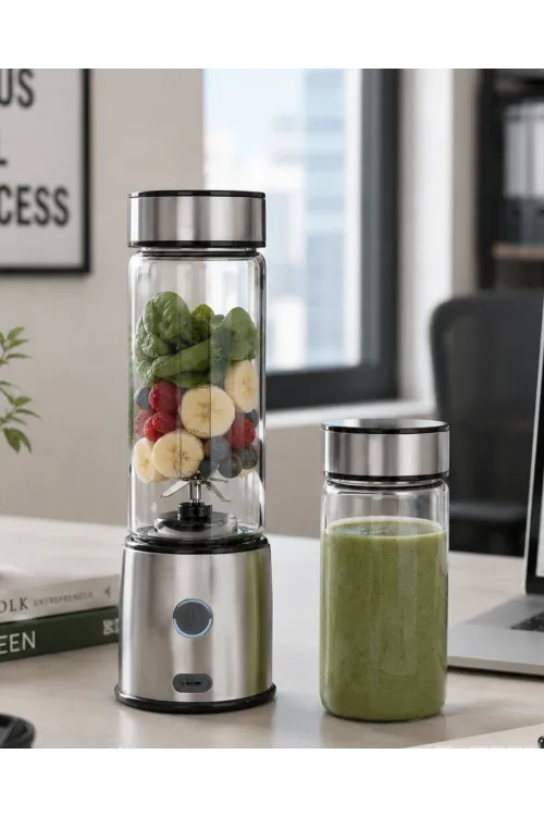 Kablosuz Cam Blender Yüksek Güçlü Smoothie Meyve Sebze Blenderı
