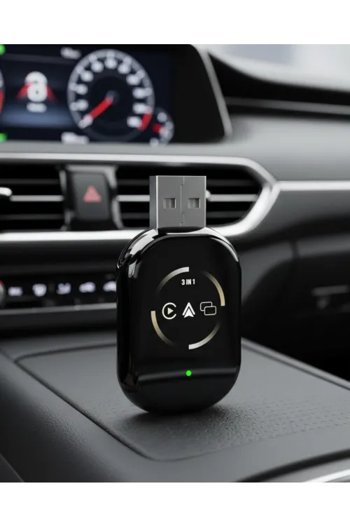 Kablosuz Carplay Android Auto Adaptörü Otomatik Eşleşme