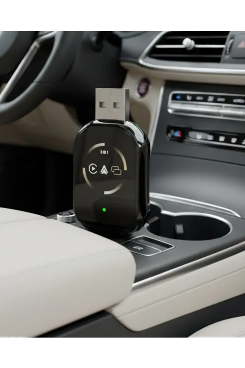 Kablosuz Carplay Android Auto Dönüştürücü Kablo Derdi Olmadan Bağlantı
