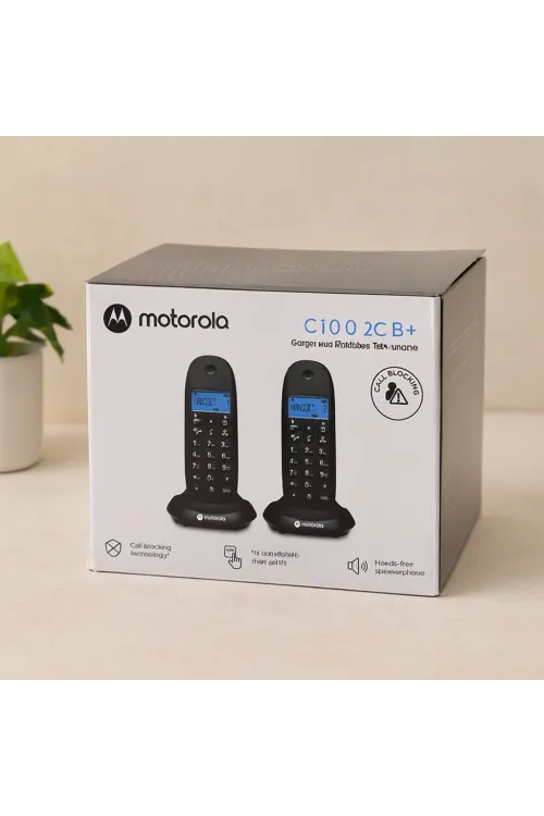 Kablosuz Dijital Ev Telefonu Siyah (Arayan Numara Görme)
