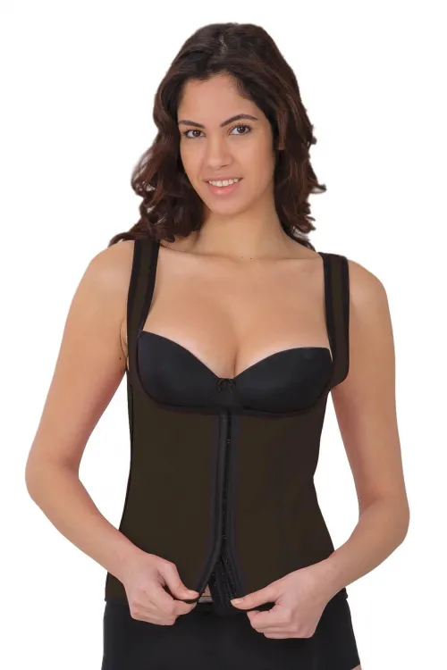 ieg™ KAHVE MI 9173 Agraflı Göğsü Açık Atlet Korse