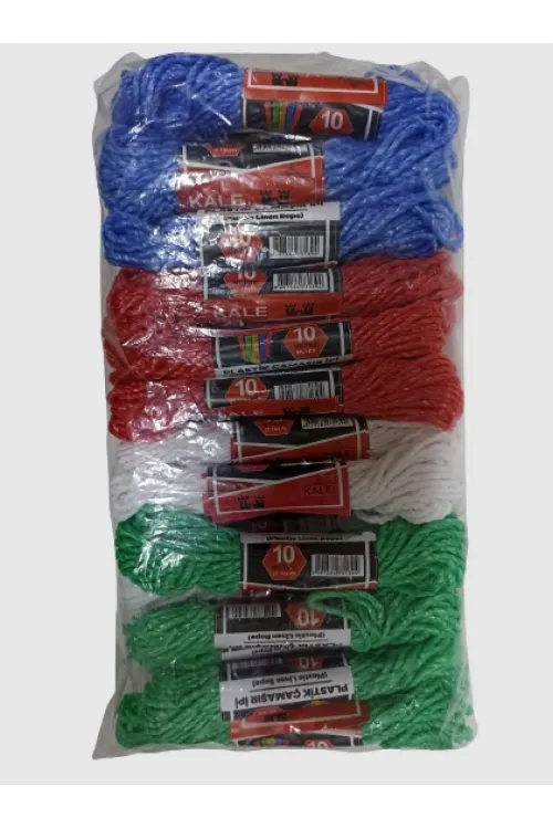 Kale Plastik Çamaşır İpi 10 Metre 24 Adet