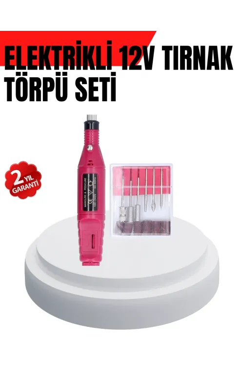Kalem Tipi Sessiz Manikür Pedikür Cihazı