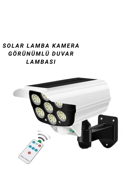 Kamera Görünümlü Bahçe Lamba
