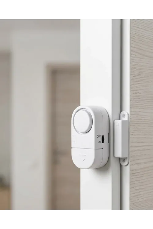 Kapı Pencere Alarmı Manyetik Sensörlü 90 Db Güçlü Sesli Güvenlik Alarm Sistemi