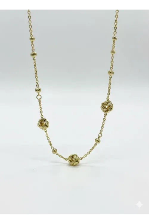   Kaplama Zincir Pirinç   Cm Kolye Zincir 45 Cm - Kl0264