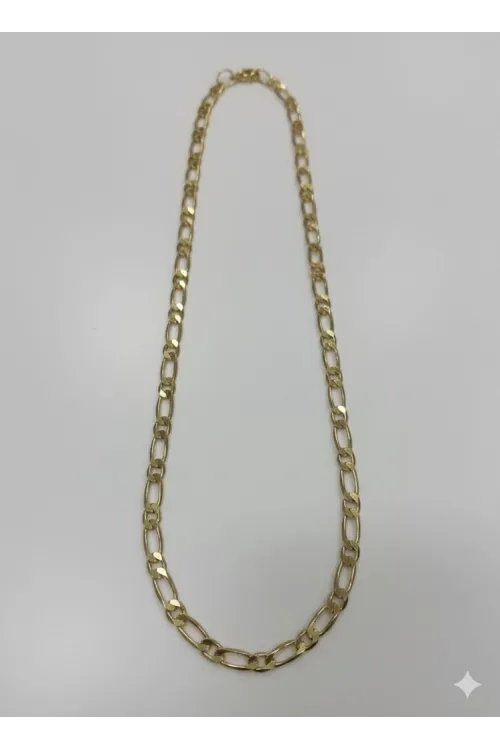   Kaplama Zincir Pirinç   Cm Kolye Zincir 45 Cm - Kl0274