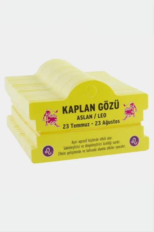 Kaplan Gözü & Aslan Burç Bileklik Kartı